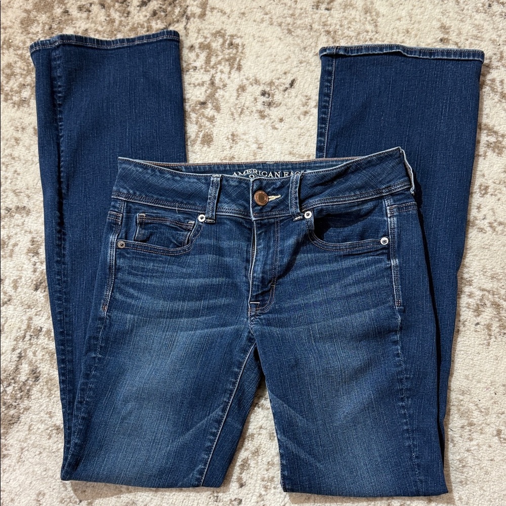 American‎ Eagle Outfitters Women's Dark Blue Skinny Jeans